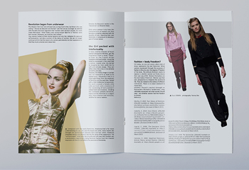 英文時尚服飾-雜志排版