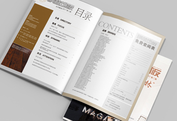 家裝建材類雜志《橫林地板》雜志排版