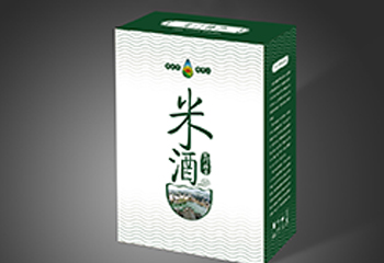 雜糧飲品酒類包裝-米酒特產(chǎn)包裝盒設(shè)計