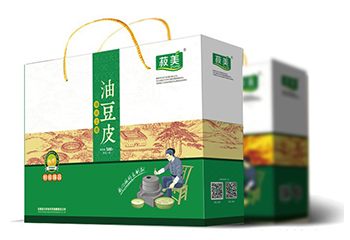 食品食材包裝-油豆皮包裝盒設(shè)計