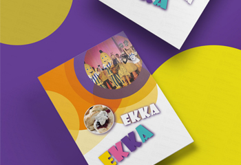 美食旅游雜志《EKKA》卡通雜志排版