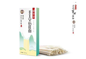 食品包裝-張爺爺手工空心掛面包裝盒設(shè)計